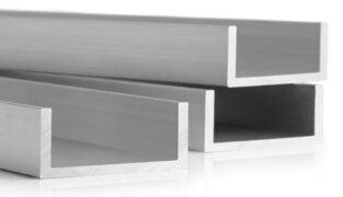 perfil de alumínio anodizado em U