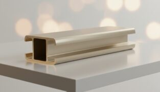 perfil de alumínio champanhe